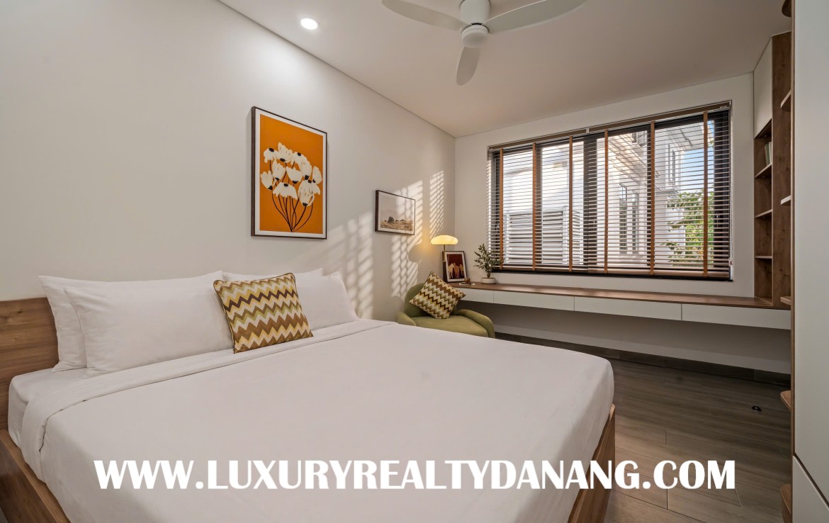 Danang villa for rent in Hai Chau district, Vietnam, four bedrooms, swimming pool.