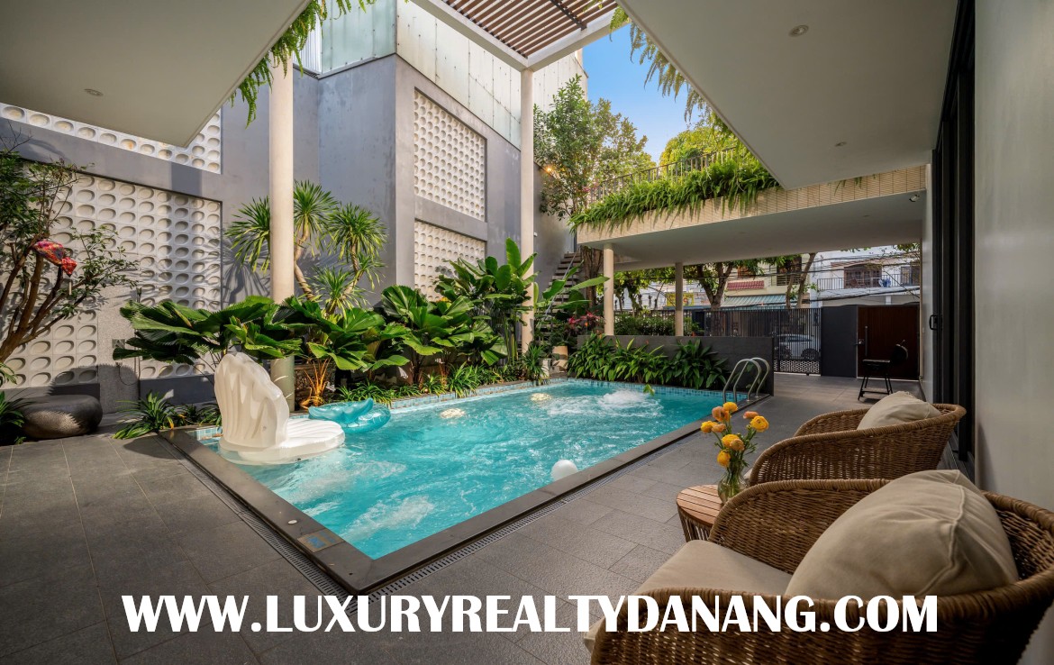 Danang villa for rent in Hai Chau district, Vietnam, Western style