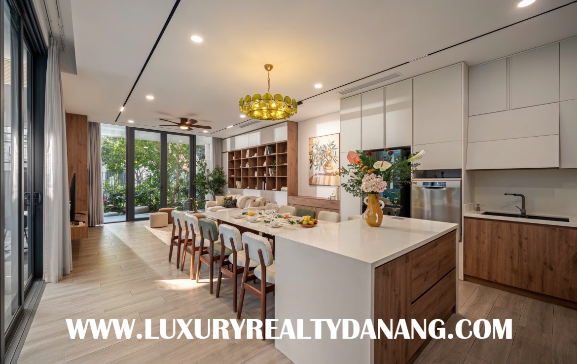 Danang villa for rent in Hai Chau district, Vietnam, four bedrooms, swimming pool.