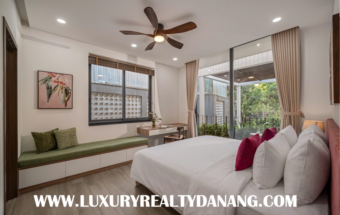 Danang villa for rent in Hai Chau district, Vietnam, four bedrooms, swimming pool.