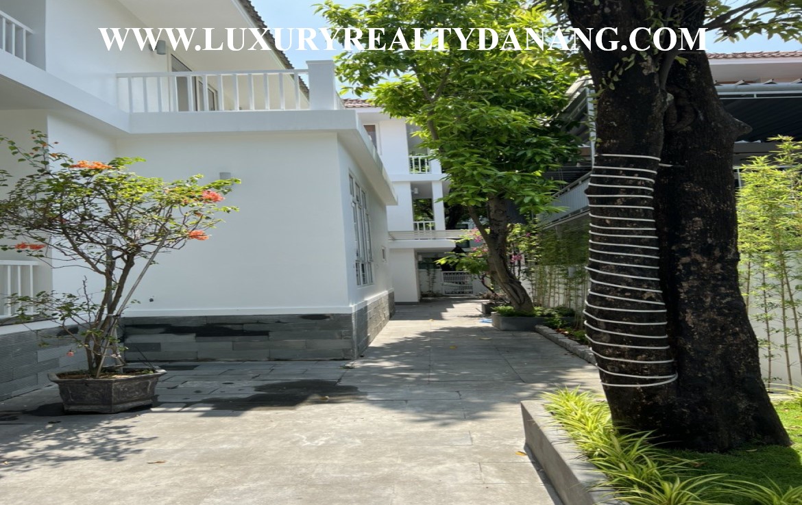 Euro villa Danang for rent in Son Tra district, Vietnam, near the river 2