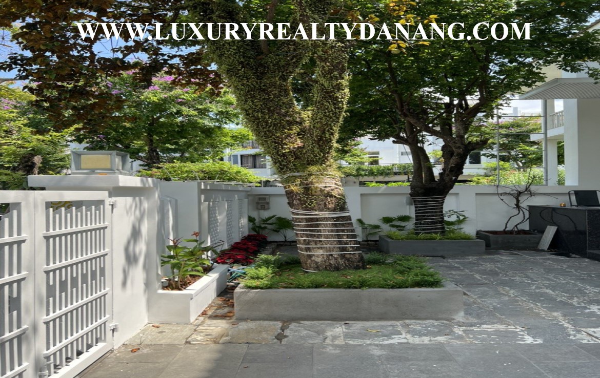 Euro villa Danang for rent in Son Tra district, Vietnam, near the river