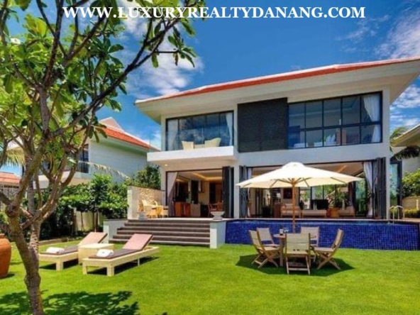 Ocean villa for rent in Danang, Vietnam, Ngu Hanh Son district, two bedrooms, modern style