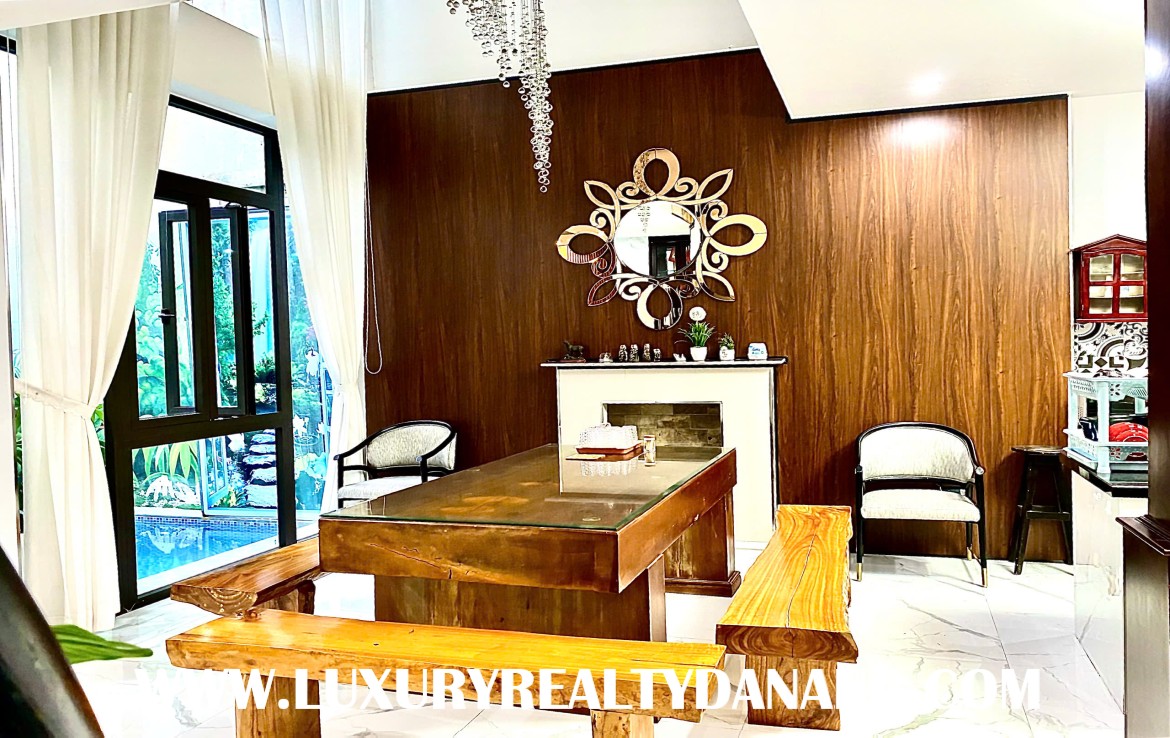 Danang villas for rent in Vietnam, walking to the beach bay