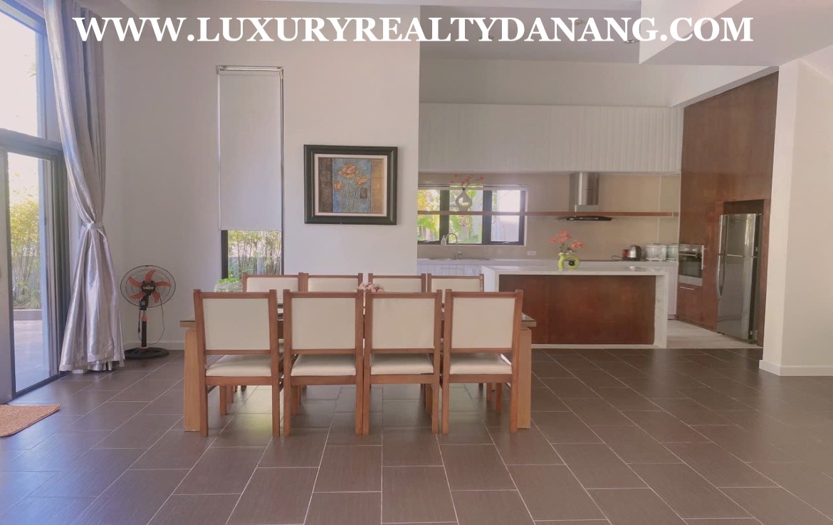 Danang luxurious villa rental in Montgomere Links, Vietnam, golf view 2