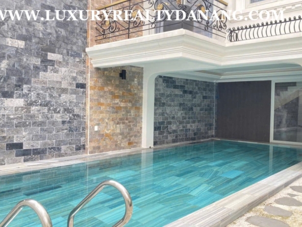 Danang luxury house rental near My Khe beach bay, Vietnam, 8 bedrooms, swimming pool