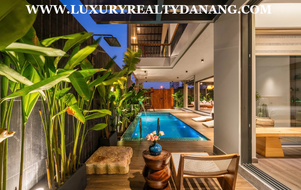 Luxury villa in Danang near Tan Tra beach bay, Ngu Hanh Son district, Vietnam, Wesern style