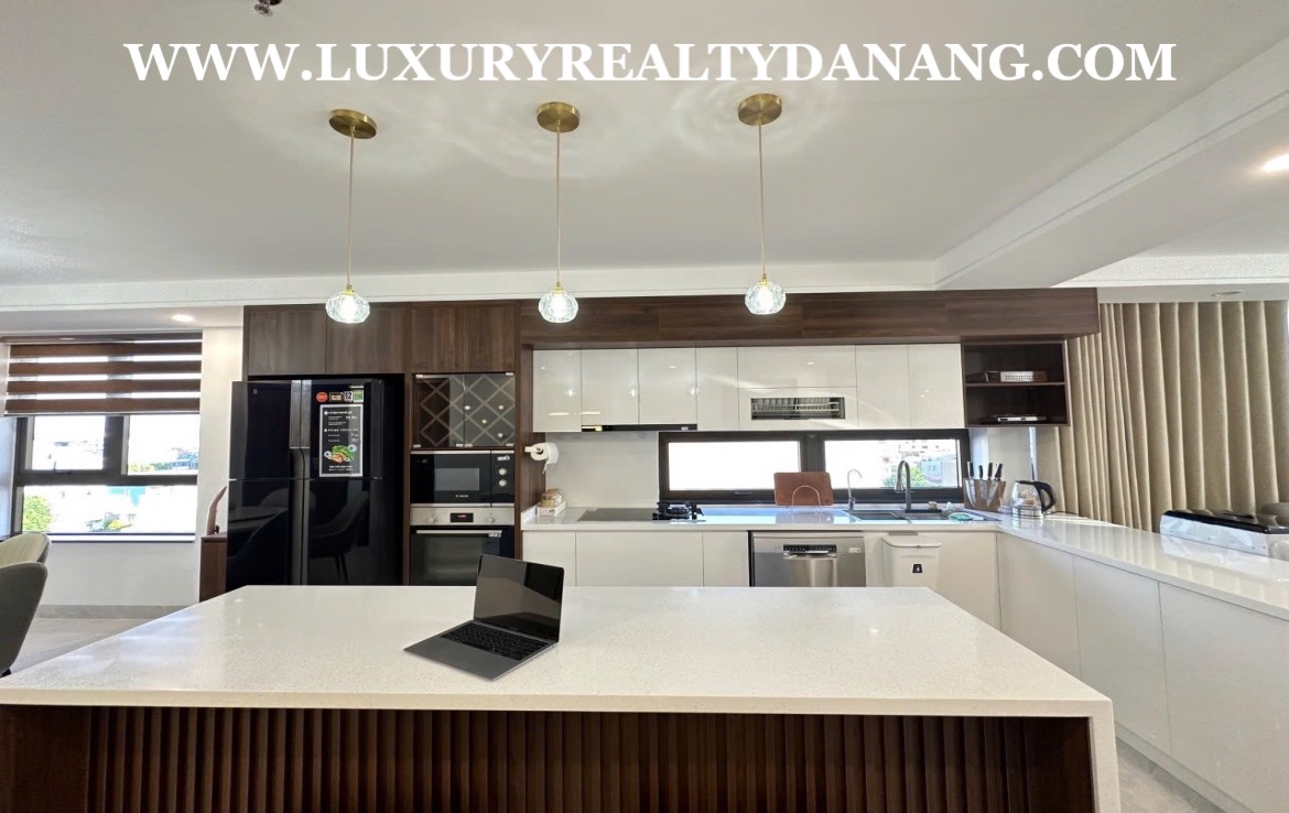 Danang penthouse apartment for rent in Vietnam, Son Tra district, modern quality