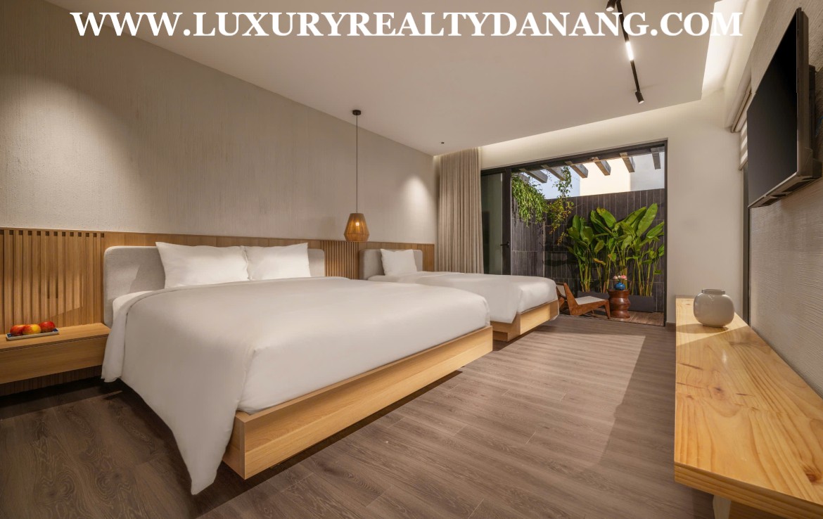 Luxury villa in Danang near Tan Tra beach bay, Ngu Hanh Son district, Vietnam, near the nice beach bay