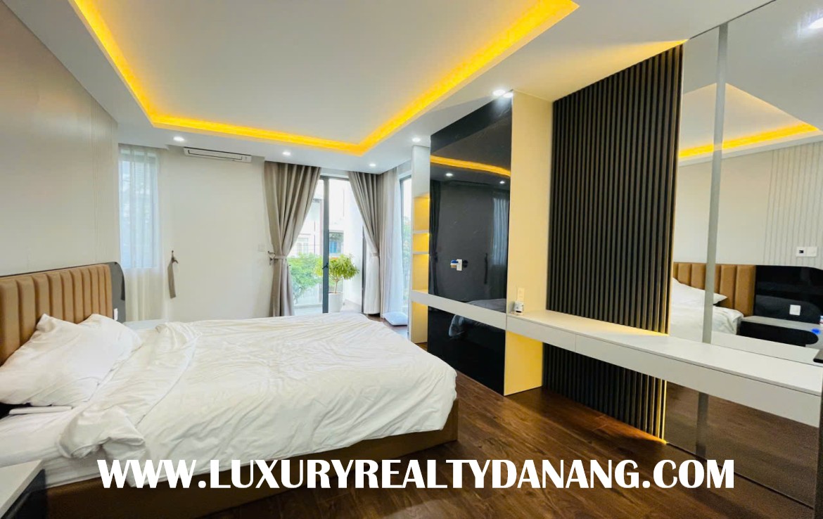 Danang luxury house rental in Hai Chau district, Vietnam, Western style, near Helio center, modern design