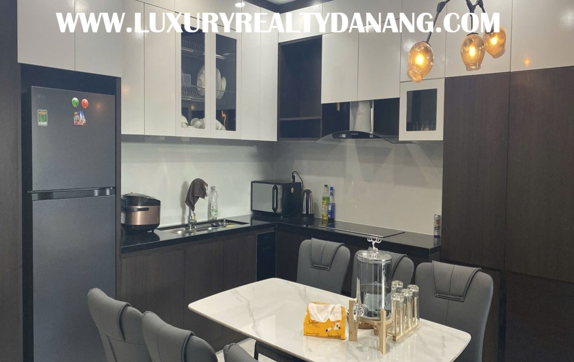 Modern house rental Danang in Nam Viet A residential area, Vietnam, Ngu Hanh Son district, riverside