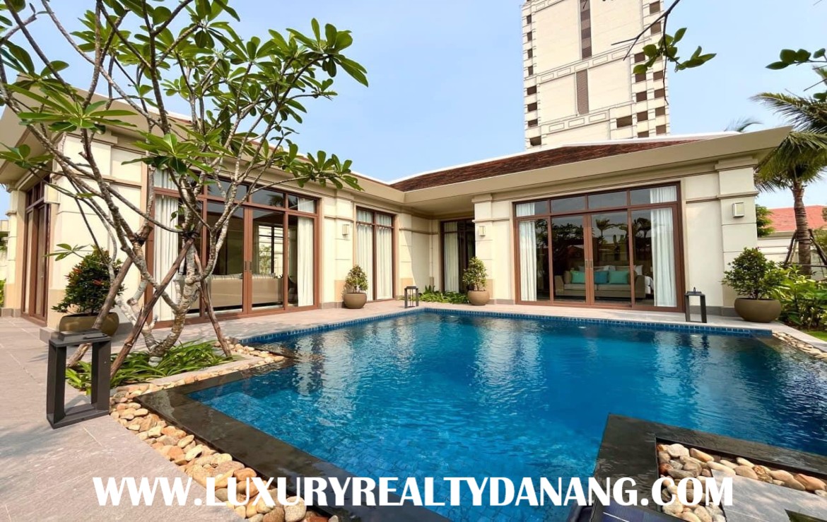 Danang Fusion villa rental in Vietnam, Ngu Hanh Son district, one bedroom, walking to nice beach