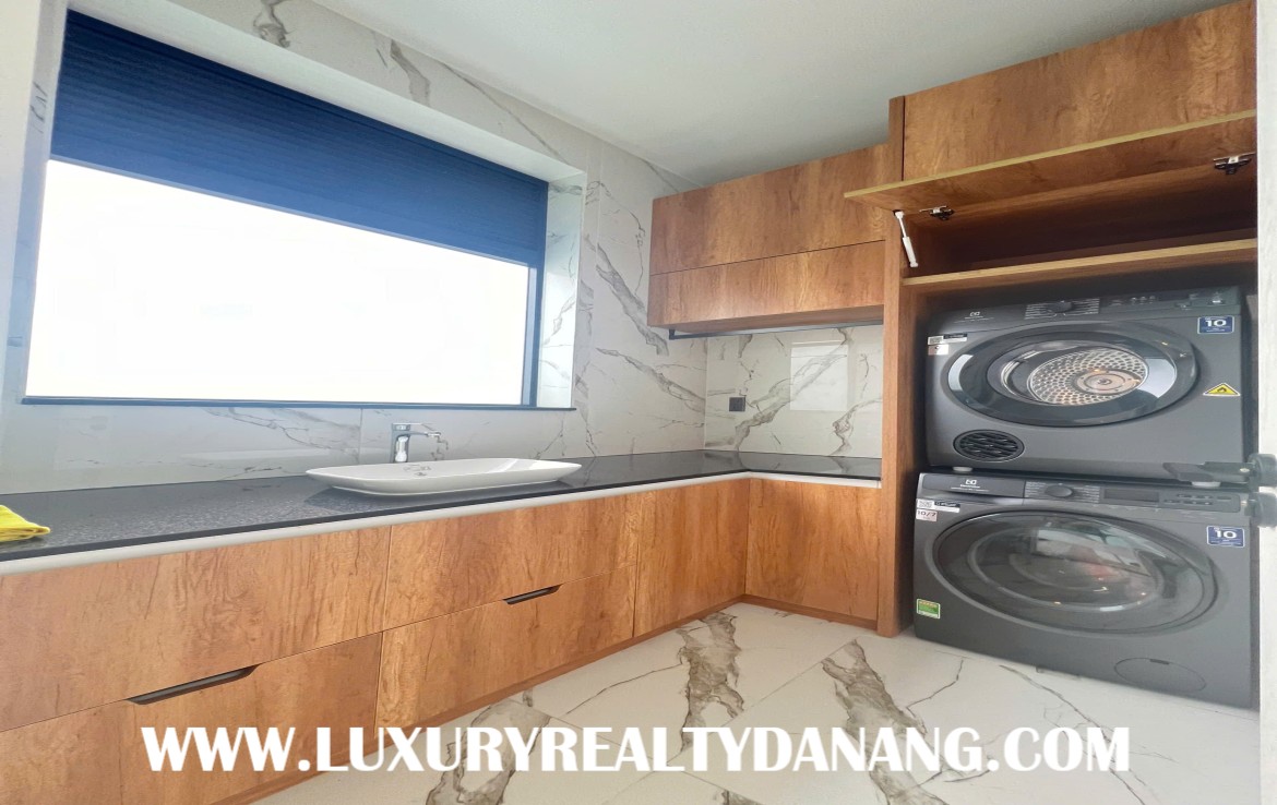 Danang luxurious villa rental near Son Tra Peninsula, Vietnam, walking to the beach