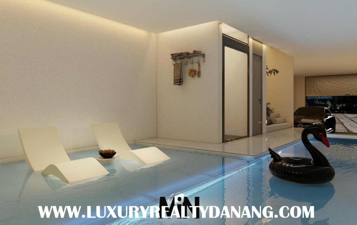 Danang luxury houses rental in Elysia complex, Vietnam, just opposite to Lotte Mart supermarket
