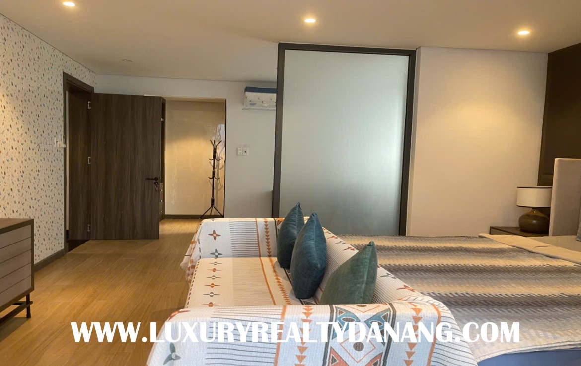 Modern villa rental Danang in Euro village, Vietnam, Son Tra district, near the river