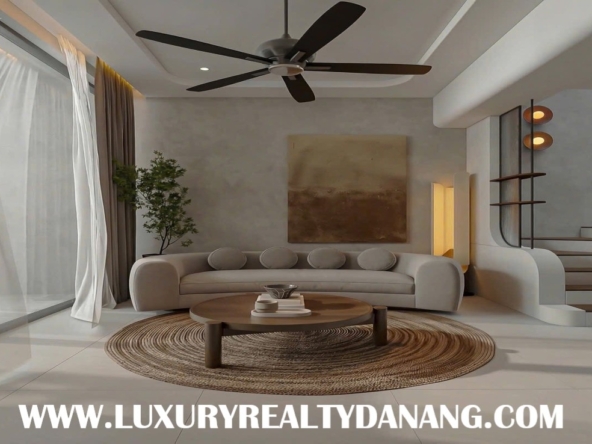 Modern house rental Danang, Vietnam, in Nam Viet A residential area, Wester style