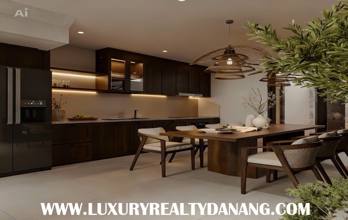 Modern house rental Danang, Vietnam, in Nam Viet A residential area, Wester style, in the beachside