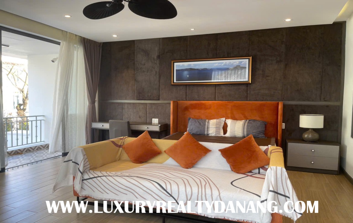 Modern villa rental Danang in Euro village, Vietnam, Son Tra district, modern style