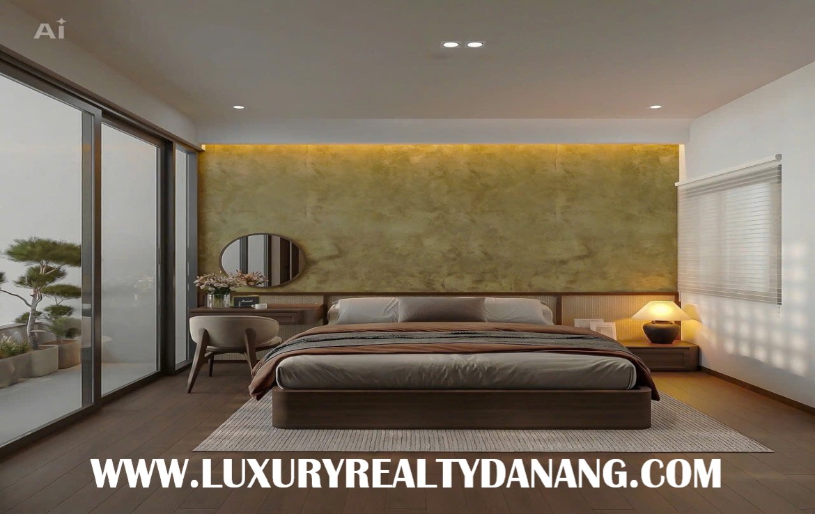 Modern house rental Danang, Vietnam, in Nam Viet A residential area, Wester style