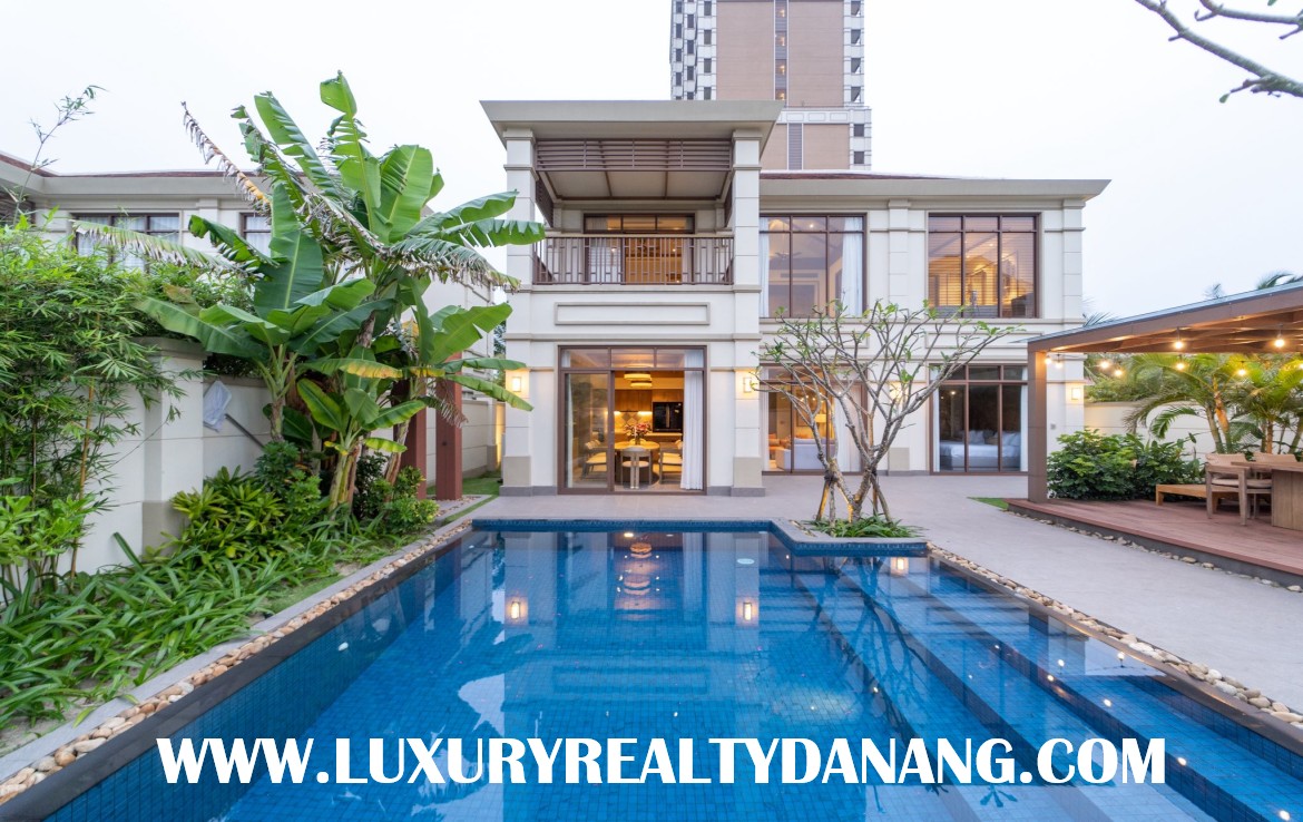 Fusion villa rental Danang in Vietnam, in Fusion resort and villas, two bedrooms, near the beach