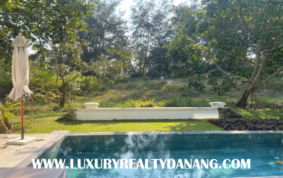 Villas for rent Danang in The Point Residence, Vietnam, swimming pool, golf view
