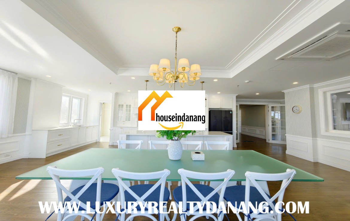Penthouse apartment rental Danang in Vietnam, four bedrooms, Australian style, Wester architecture