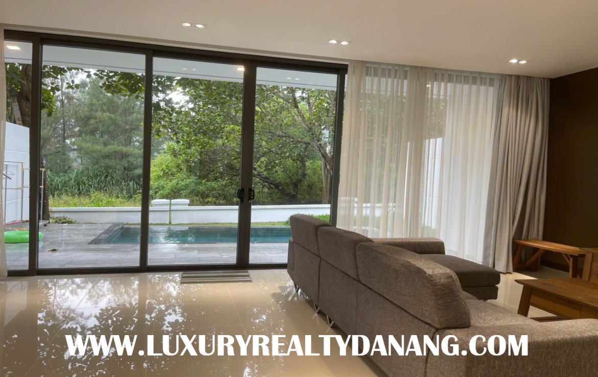 Point villa rent Danang in The Point Residences, Vietnam, walking to the beach, Western design