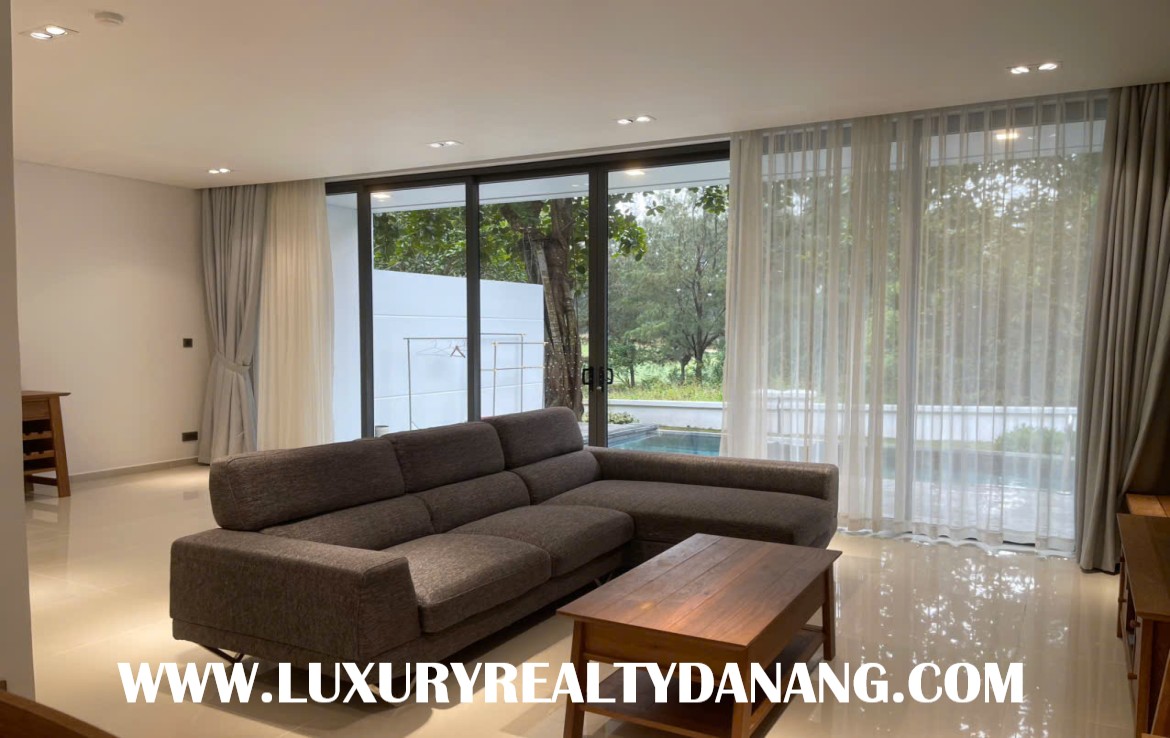 Point villa rent Danang in The Point Residences, Vietnam, walking to the beach