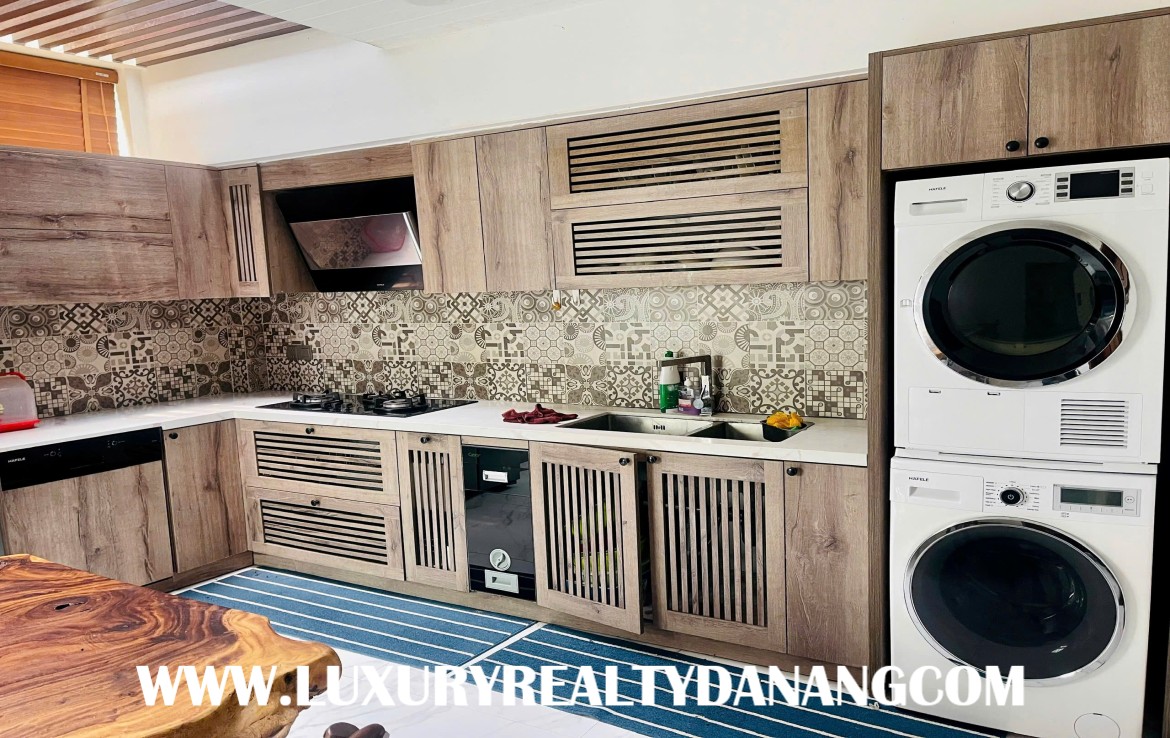 Danang Euro villa rental in Vietnam, in Euro village, by the river