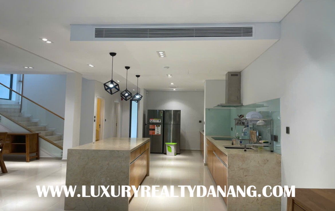 Point villa rent Danang in The Point Residences, Vietnam, walking to the beach