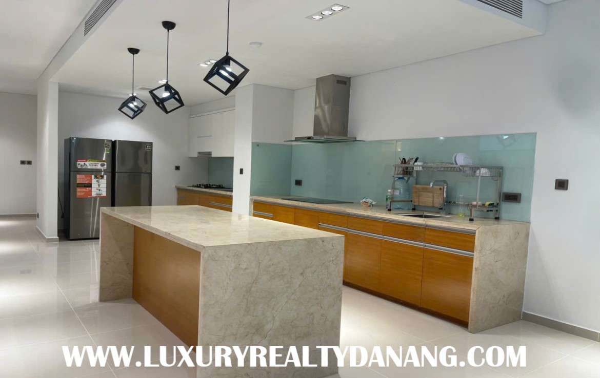 Point villa rent Danang in The Point Residences, Vietnam, walking to the beach