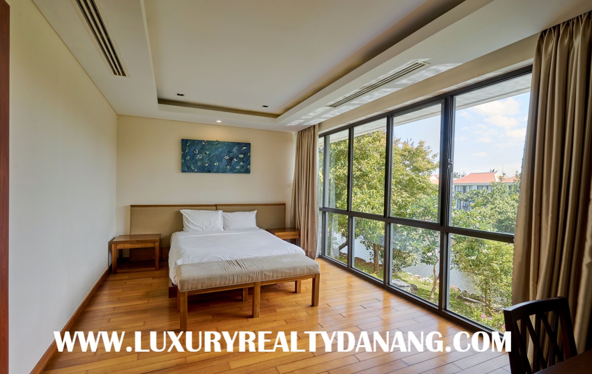 Luxury beach villa in Danang, in Ocean Villas, Vietnam, four bedrooms, near the beach, walking to the beach