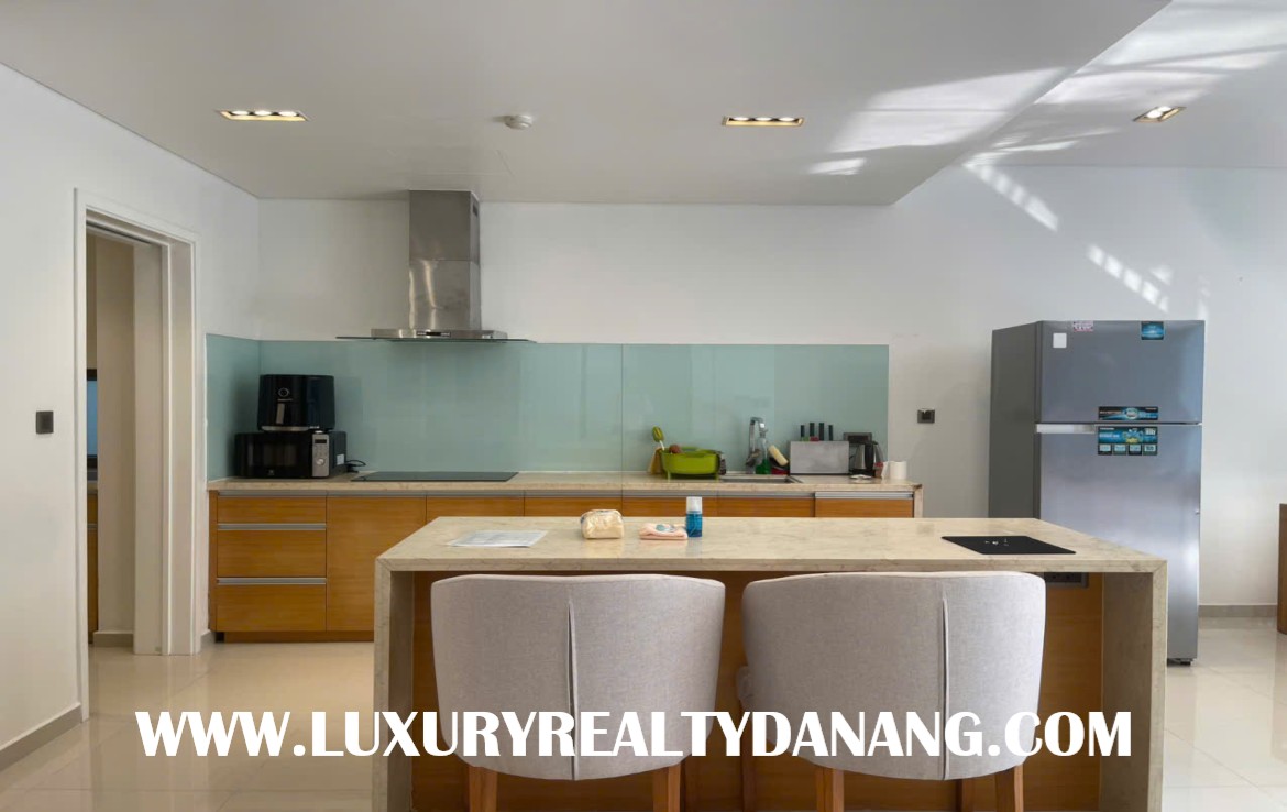 Villas for rent Danang in The Point Residence, Vietnam, swimming pool, golf view 2