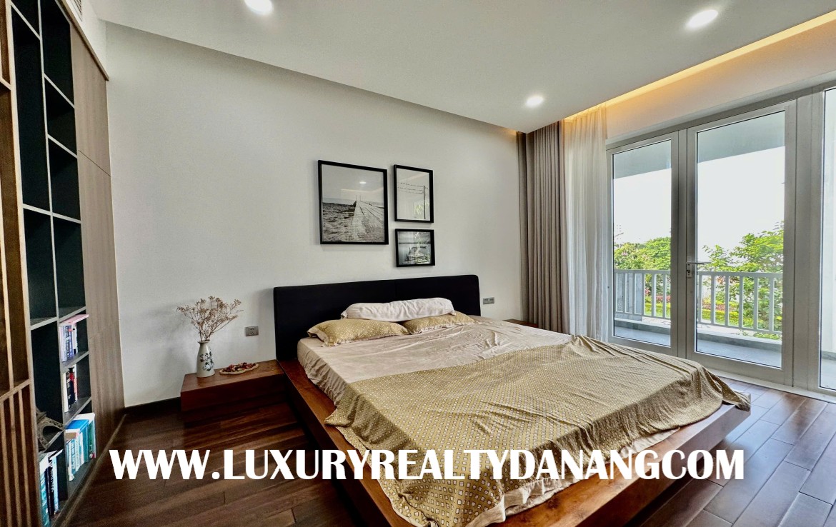 Danang Euro villa rental in Vietnam, in Euro village, walking to the riverside