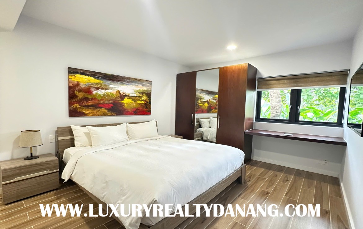 Golf course villa Danang for rent in Montgomerie Links, Vietnam, near the beach
