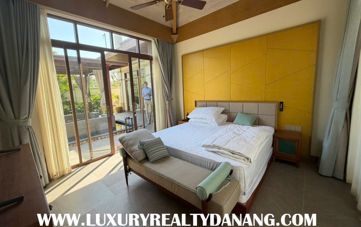 Danang Fusion villa rental in Vietnam, in Fusion Resort & villas, three bedrooms, Western design