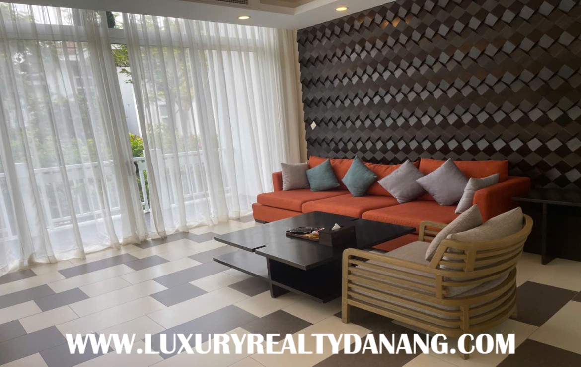 Beachside villa rental Danang in Premier Village, Vietnam, Western style, nera the beach