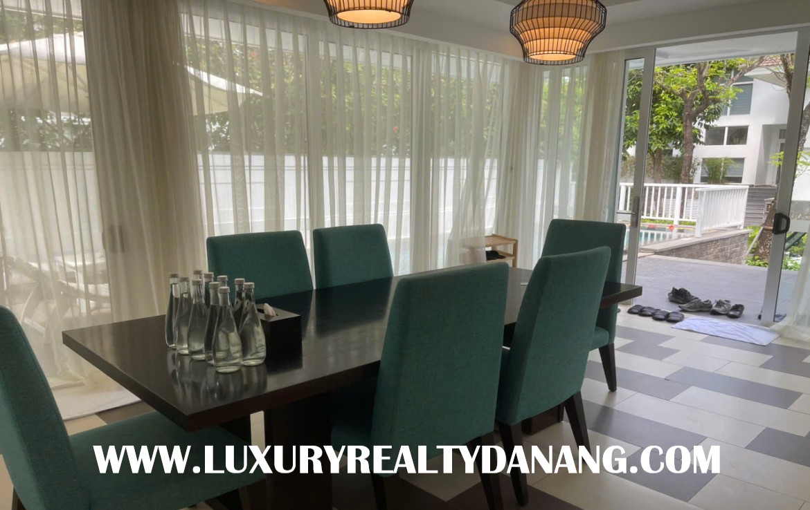 Beachside villa rental Danang in Premier Village, Vietnam, in the beachside