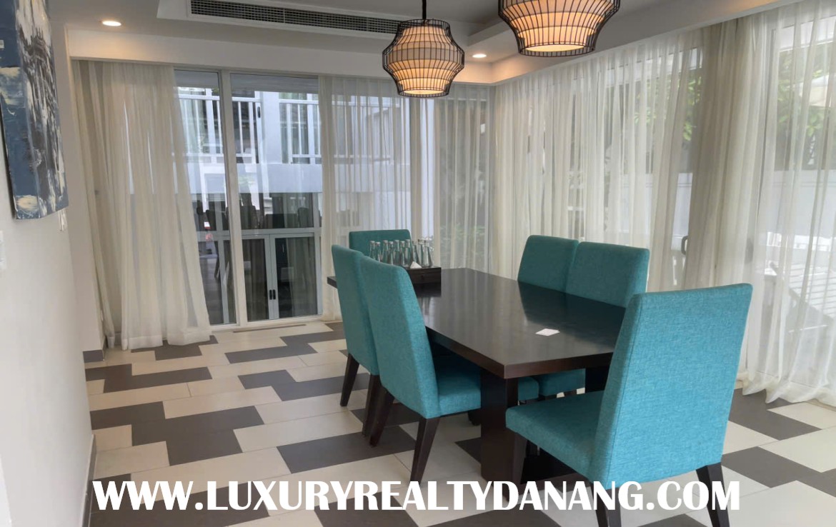 Beachside villa rental Danang in Premier Village, Vietnam, modern style