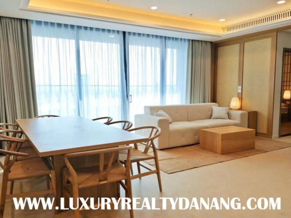 Luxurious apartment rental Danang on Panoma Tower, Vietnam, near Han river, in the beachside