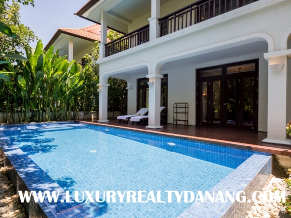 Furama luxury villa Danang, in Vietnam, just near My Khe beach bay