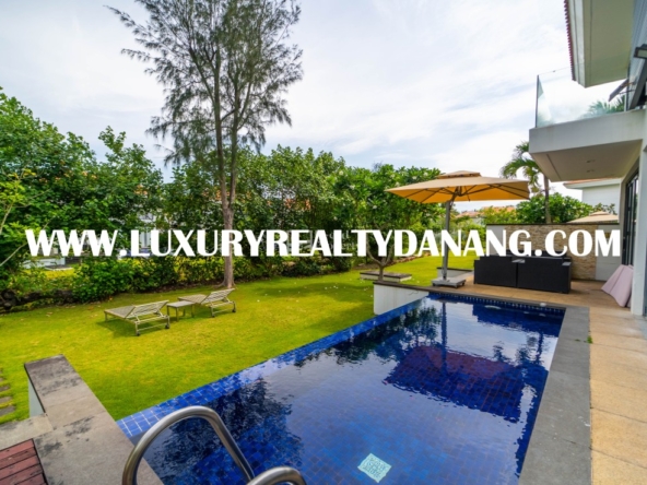 Ocean villa rental Danang, Vietnam, three bedrooms, modern style