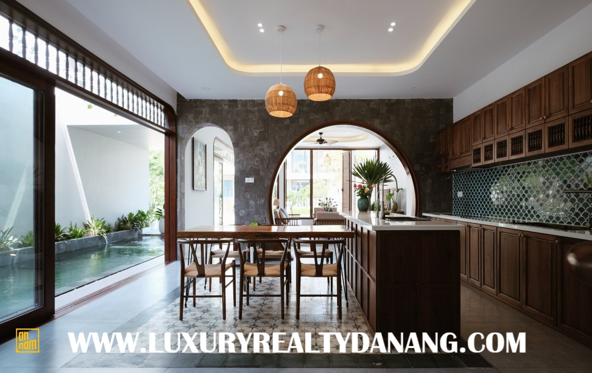 Euro villa rental Danang, in Vietnam, easy to drive to the beach