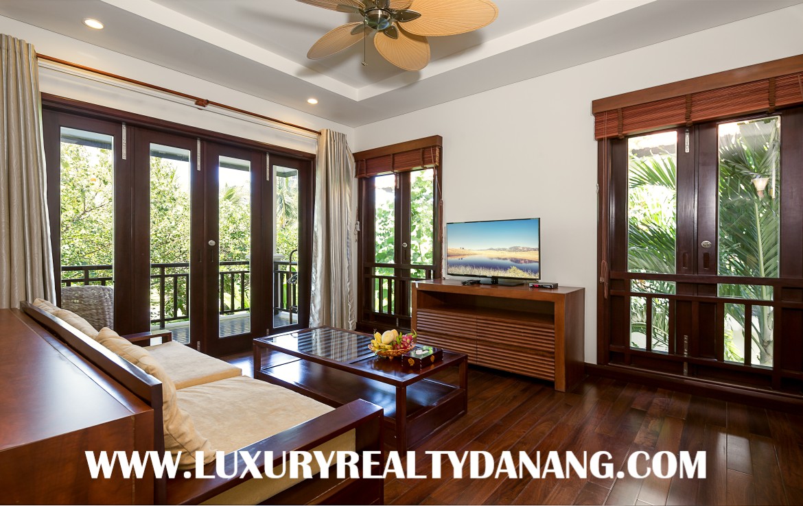 Furama luxury villa Danang, in Vietnam, just near My Khe beach bay
