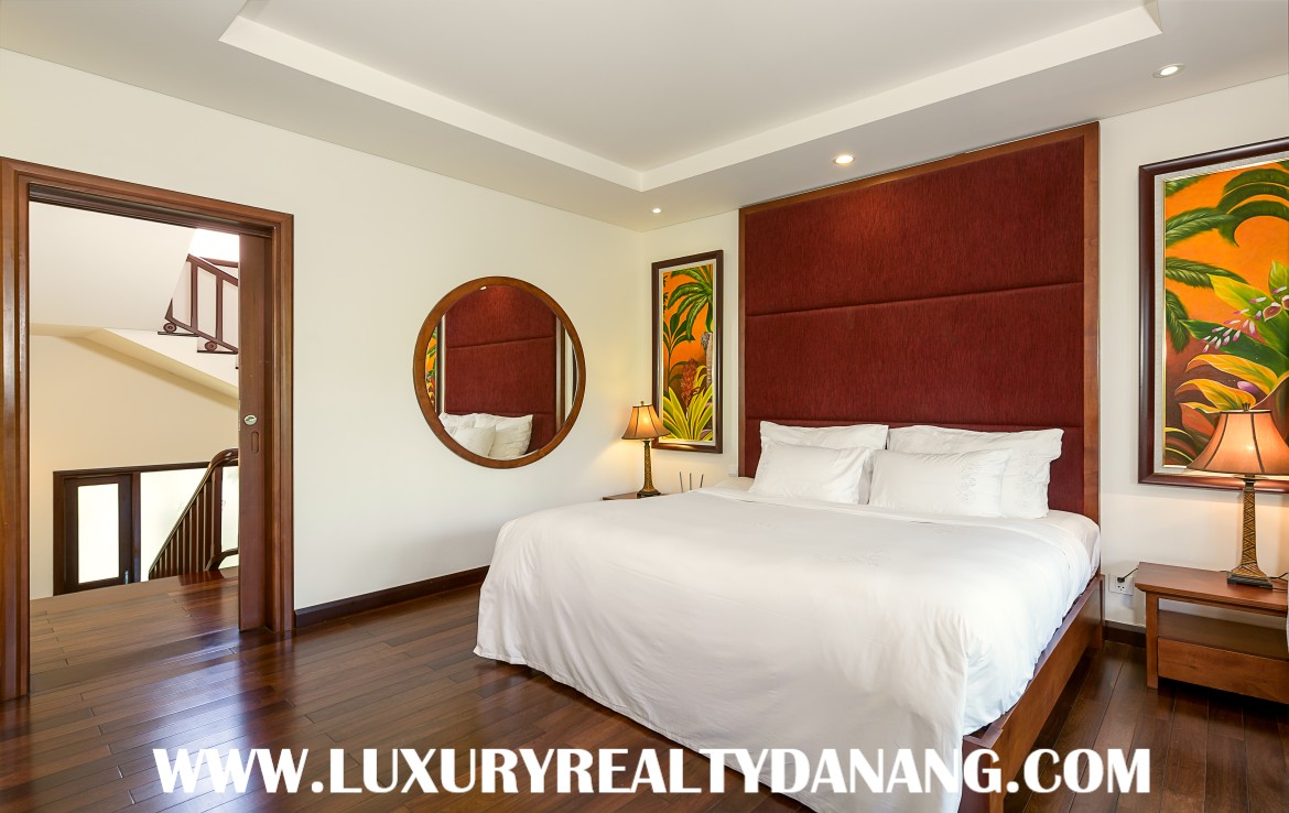 Furama luxury villa Danang, in Vietnam, just near My Khe beach bay