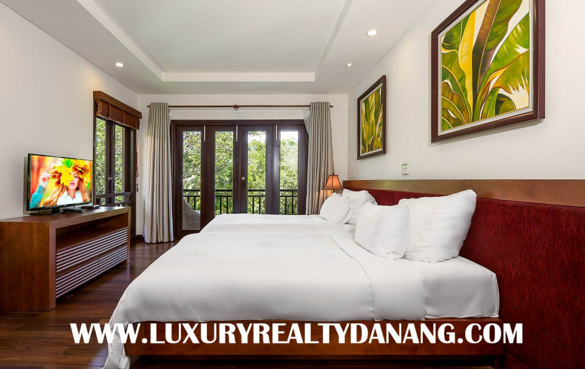 Furama luxury villa Danang, in Vietnam, just near My Khe beach bay, Western quality