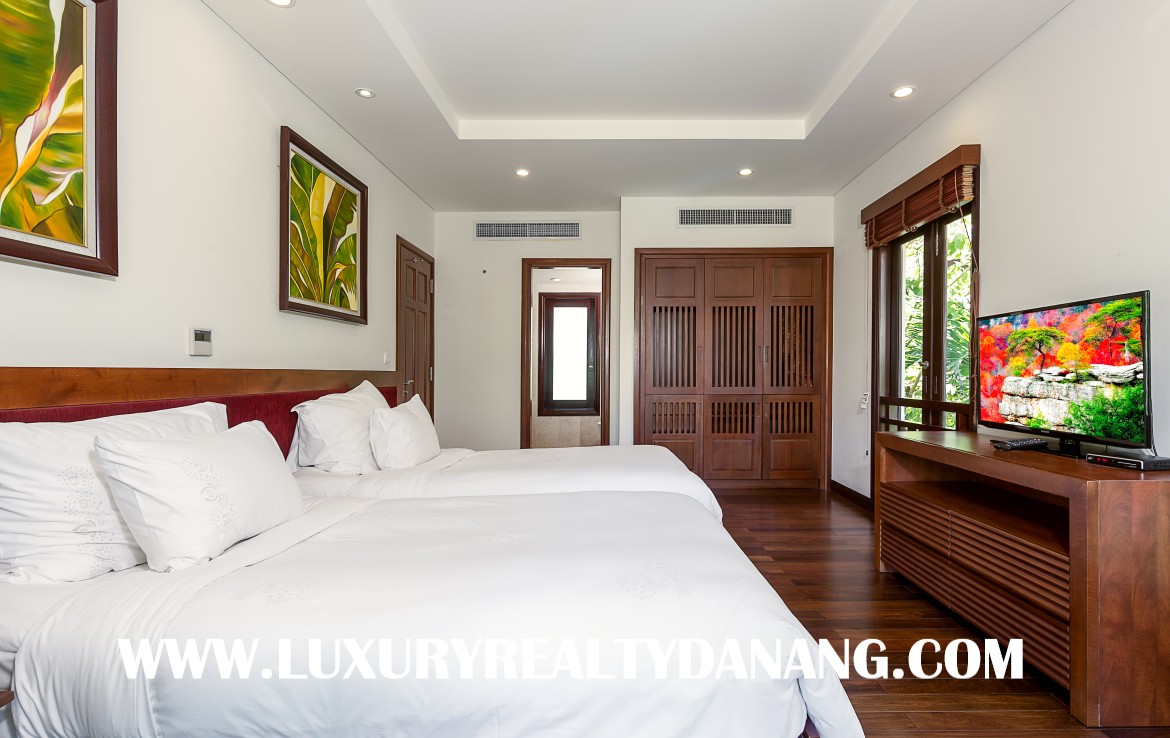 Furama luxury villa Danang, in Vietnam, just near My Khe beach bay