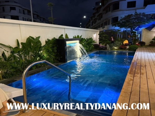 Danang luxury villa for rent in Elysia complex, in Vietnam, near the river