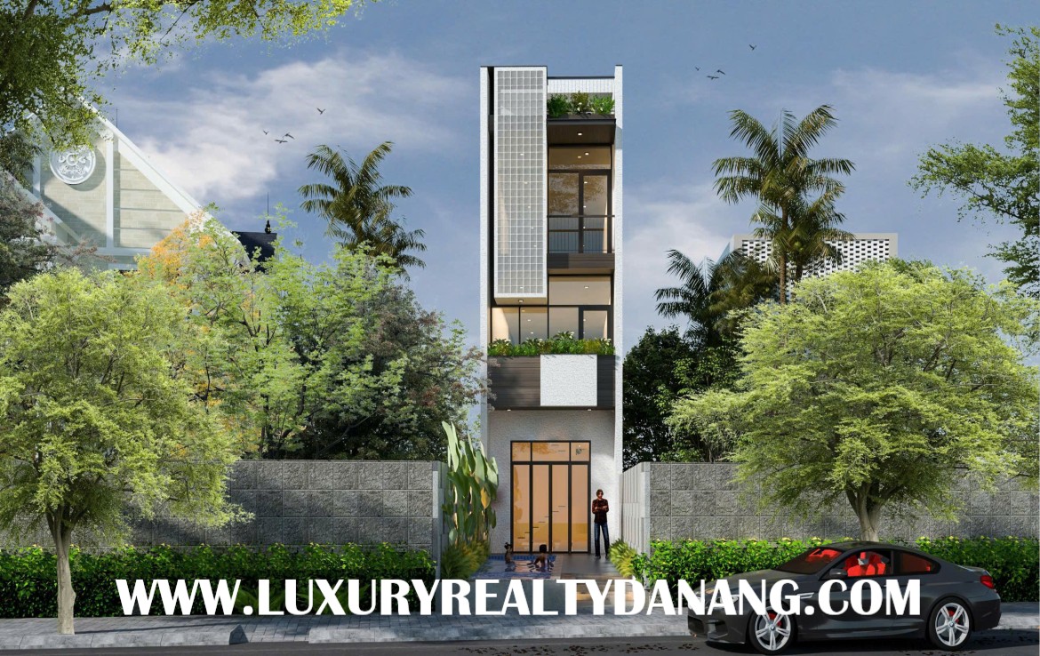 Modern house for rent Danang near Pham Van Dong beach, in Vietnam