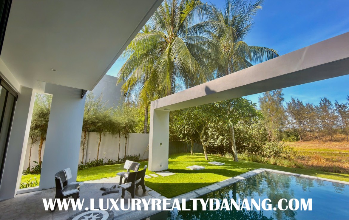 Golf course Villa rental Danang in The Dune Residences, in Vietnam